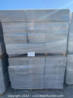 (2) Pallets of Keystone Compac Straight Face Gray