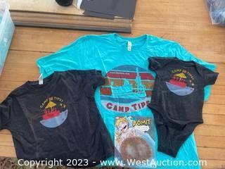 (3) Camp Tipsy XL T-Shirts 