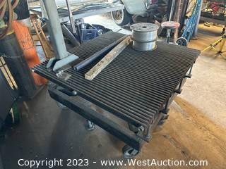 Rolling Welding Table With Contents Included 