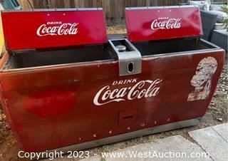 Vintage CocaCola Refrigerator