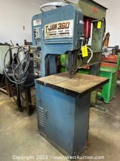 T-Jaw RMS 960 Vertical Bandsaw 