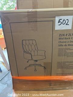 (6) Z-Line Designs Mid Black Conference / Office Chair 