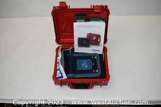 Philips Heartstart FRX, AED Defibrillator with PELICAN Hard Case