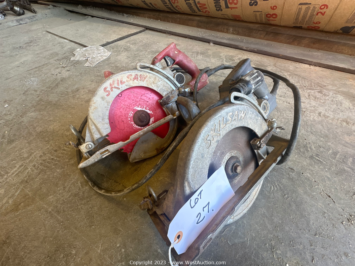 West Auctions Auction Online Auction of Vertical Bandsaw and Tools