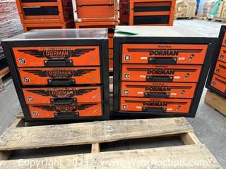 (2) Dorman Hardware Organizers With Contents Included 