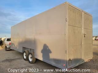 26' Custom Built Enclosed Cargo/Nursery Plant Transport Trailer 