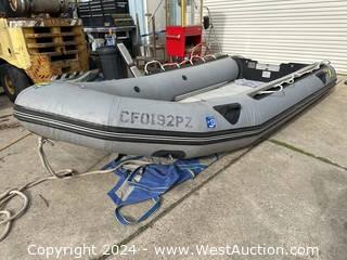 2002 Zodiac MK2 Touring 14’ Inflatable Fishing Boat 