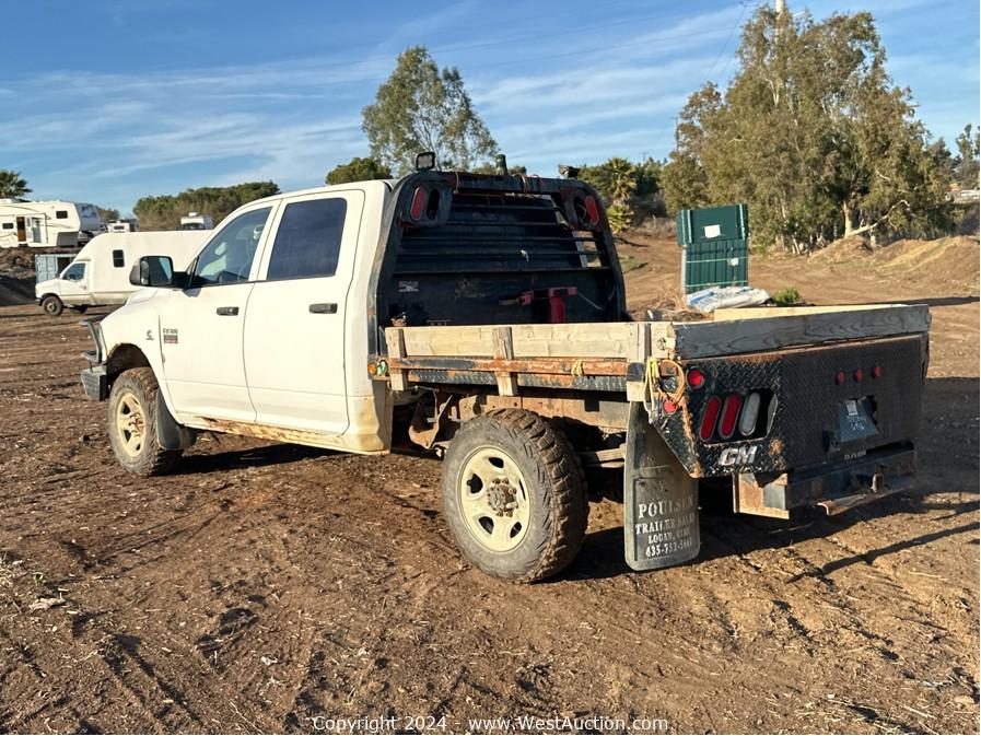 West Auctions Auction Online Auction of Trucks, Vans, and Trailers in Southern, California