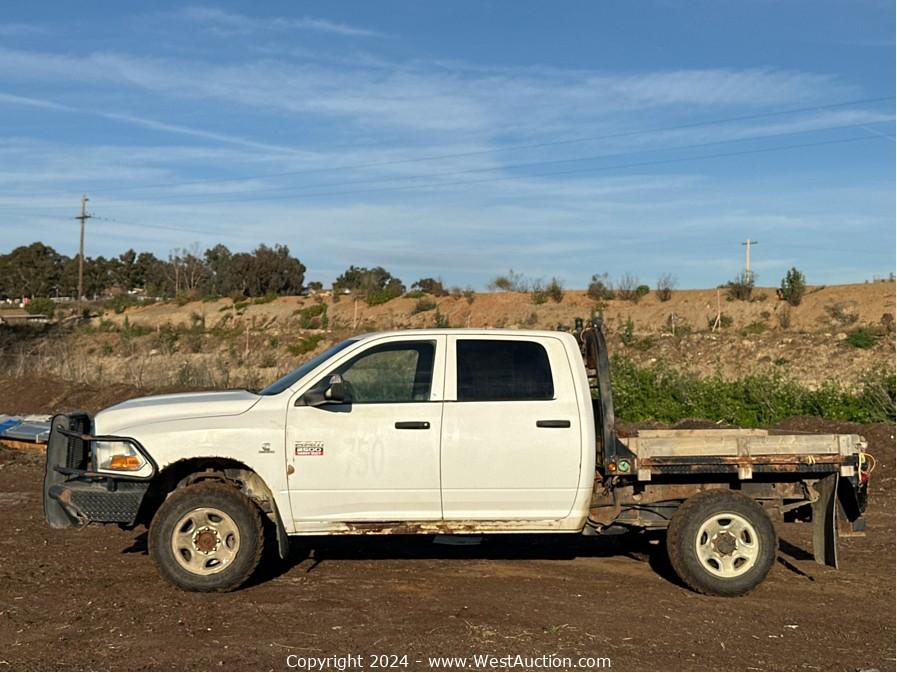 West Auctions Auction Online Auction of Trucks, Vans, and Trailers