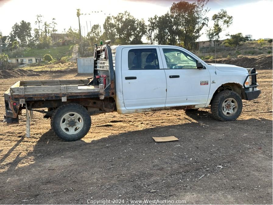 West Auctions Auction Online Auction of Trucks, Vans, and Trailers