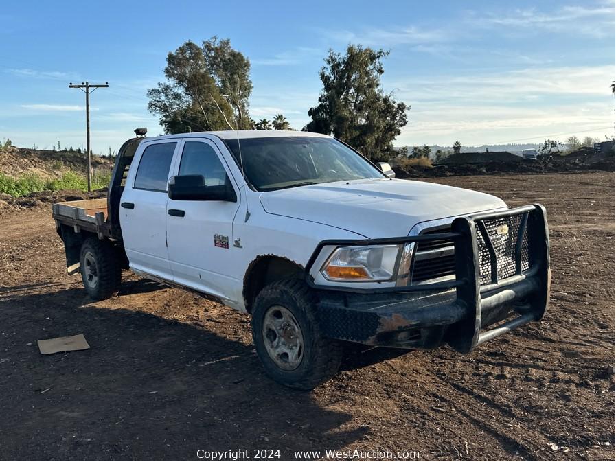 West Auctions Auction Online Auction of Trucks, Vans, and Trailers