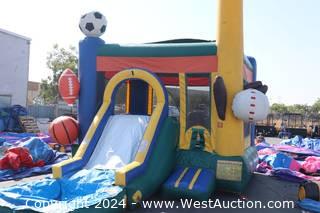 Sports Bounce House with Slide and Pool #2 
