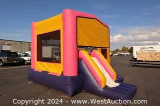Pink Mod Bounce House with Slide #2