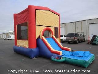 Bounce House with Slide and Pool
