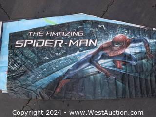Spiderman Art Panel for 13x13 Modular Bounce House- Ninja Jump Style