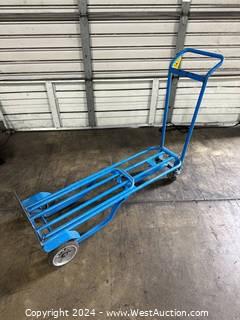 Steel Hand Truck With Fold Down Extension Arm