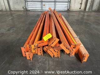 Approximately (19) 105” Pallet Racking Crossmembers 