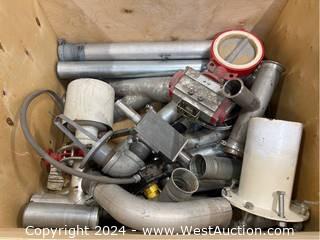 Contents Of Pallet: Assorted Butterfly Valves, Ducting And More