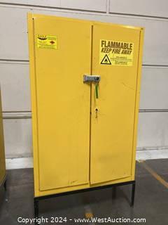 Eagle Model YPI-47 60 Gallon Capacity Flammable Storage Cabinet with Stand (Contents Not Included) 