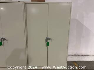 (1) Uline Storage Cabinet 