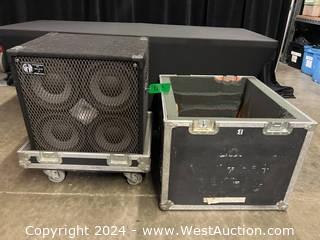 SWR Goliath II 4x10 Bass Cabinet With Rolling Case