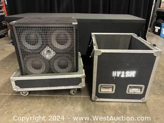 SWR 4x10 Bass Cabinet With Rolling Case 