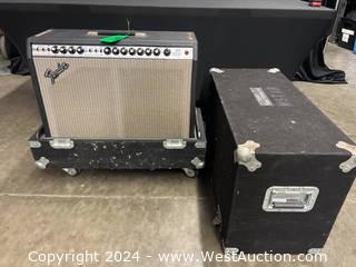 1974 Fender Twin Reverb With Rolling Case