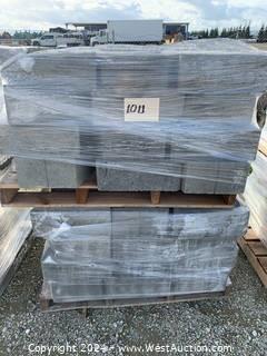 (2) Pallets of Legacy Wall Gray/Charcoal