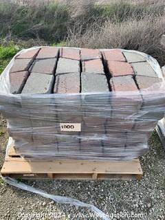 (1) Pallet of Garden Wall Red/Charcoal