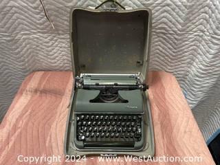 Olympia Typewriter With Case 