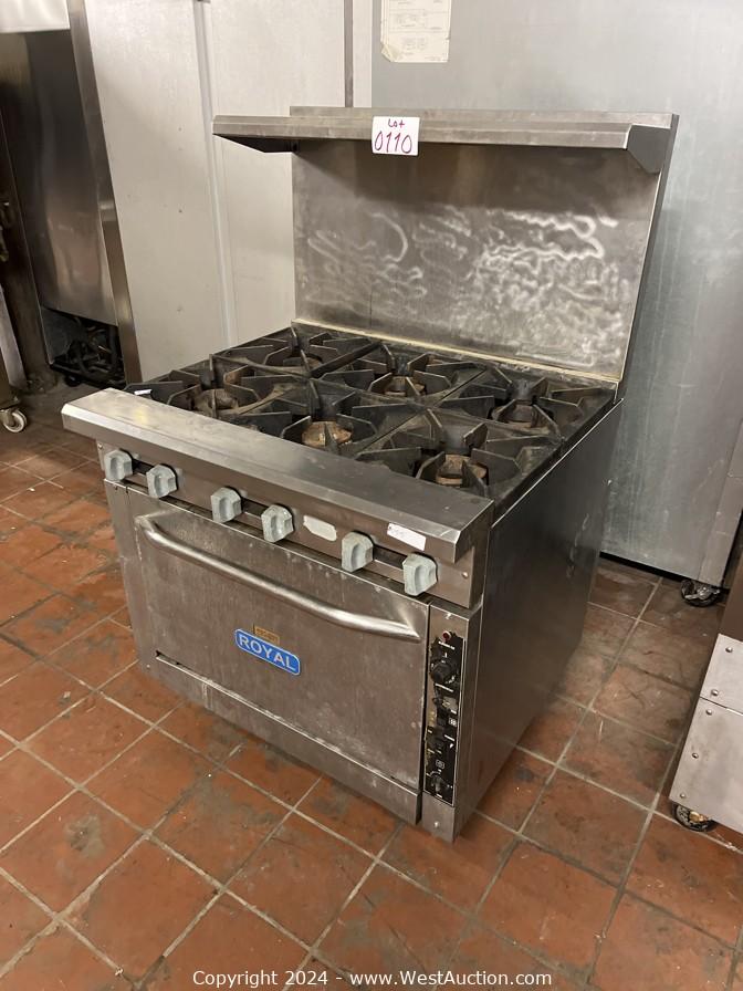 West Auctions Auction Surplus Commercial Restaurant Equipment