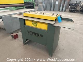 Engel Industries 800 Series Button Punch Snap Lock Roll Former 