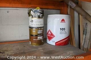 (3) Cans of Paint and Adhesive